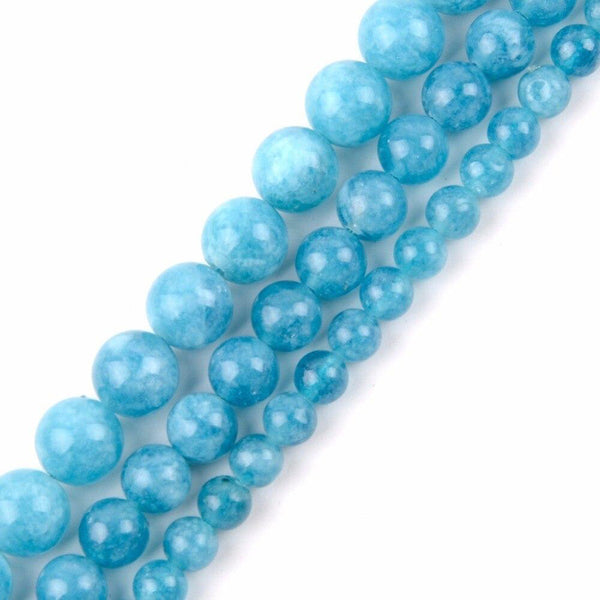 Perles en pierre bleue pour fabriquer un attrape-rêves maison